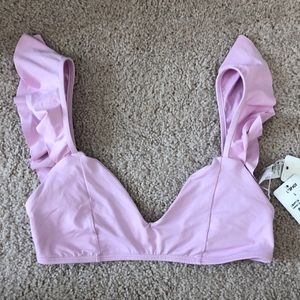 L*Space Ruffle Lilac/Periwinkle Pink Top